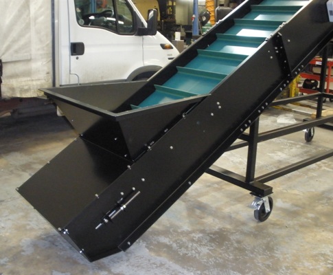 sloping conveyor